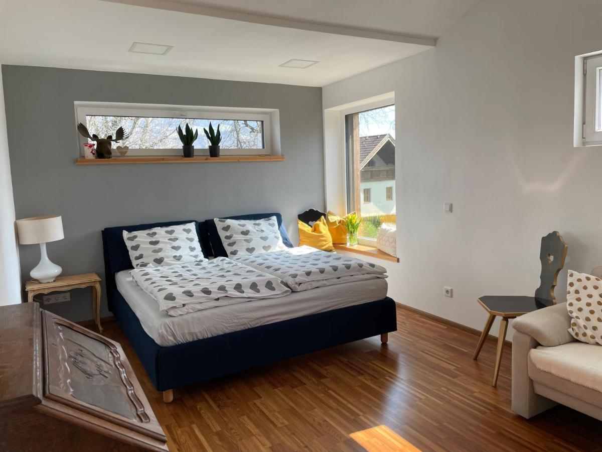 "Ferienhaus Am Mondsee" Mit Direktem Schafbergblick Im Salzkammergut Bei Salzburg Esterno foto